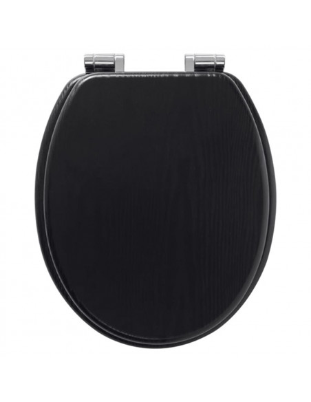 Tiger Sedile WC a Chiusura Morbida Blackwash in MDF Nero 252030746