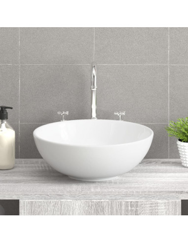 Lavandino Bianco 28x28x10 cm in Ceramica