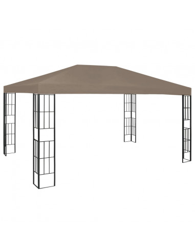Gazebo 4x3 m Grigio Talpa
