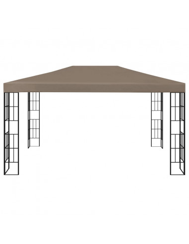 Gazebo 4x3 m Grigio Talpa