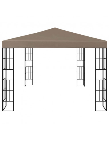 Gazebo 4x3 m Grigio Talpa