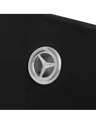 Lavello Ovale in Ceramica di Lusso Nero Troppopieno 59x38,5 cm