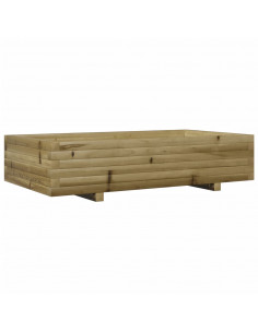 Fioriera da Giardino 110x60x26,5 cm in Legno di Pino Impregnato 2