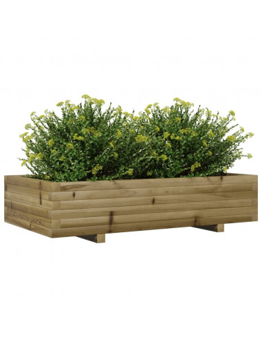 Fioriera da Giardino 110x60x26,5 cm in Legno di Pino Impregnato