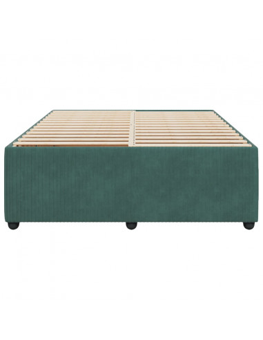 Giroletto Verde Scuro 140x200 cm in Velluto
