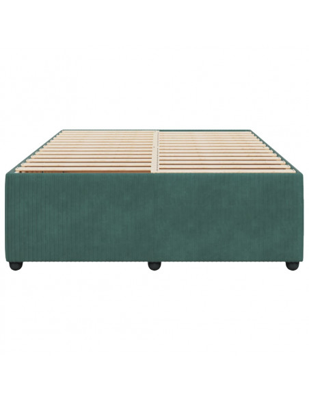 Giroletto Verde Scuro 140x200 cm in Velluto