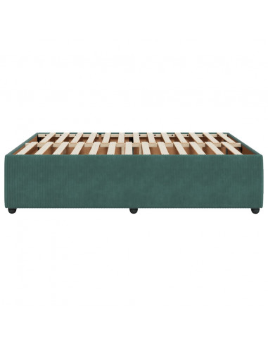 Giroletto Verde Scuro 140x200 cm in Velluto