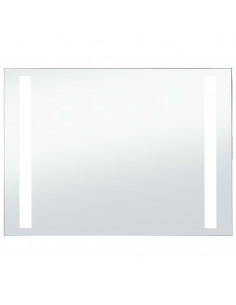 Specchio da Parete a LED per Bagno 100x60 cm 2