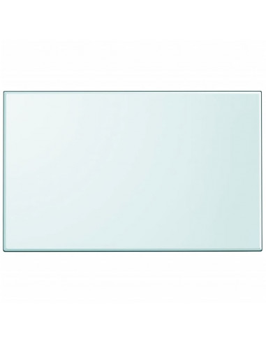 Piano Tavolo Vetro Temperato Rettangolare 1000x620 mm