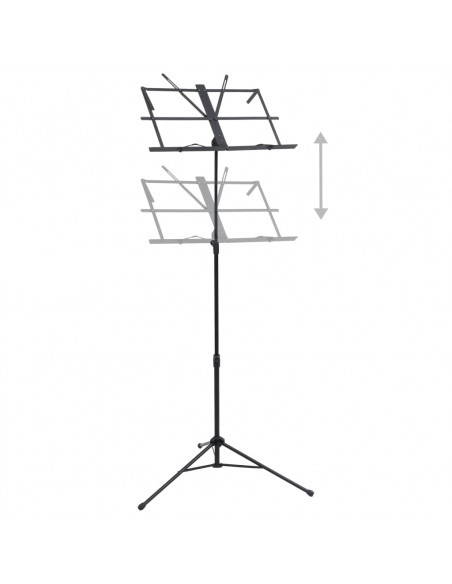 Leggio Musicale Nero in Acciaio