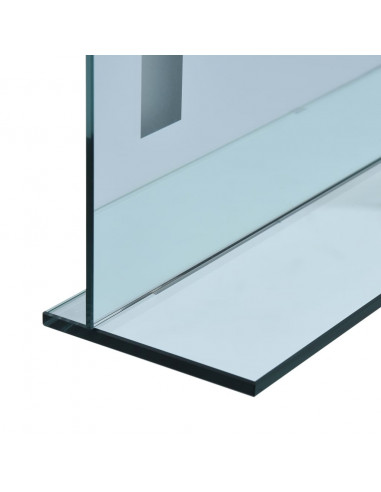 Specchio da Parete a LED per Bagno con Ripiano 60x100 cm