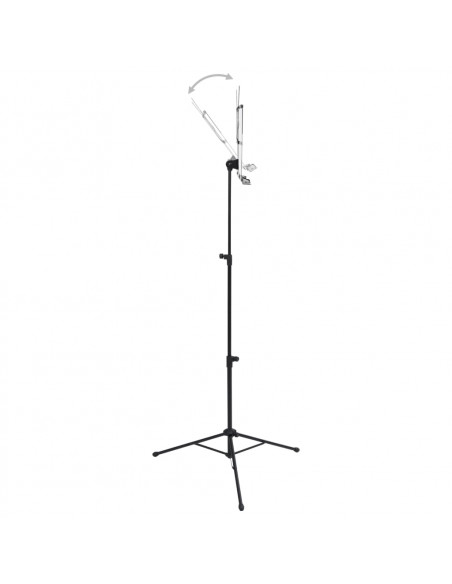Leggio Musicale Nero in Acciaio
