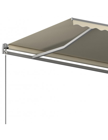 Tenda da Sole Automatica Autoportante 500x350 cm Crema