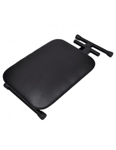 Sedile da Pianoforte e Tastiera Regolabile Pieghevole