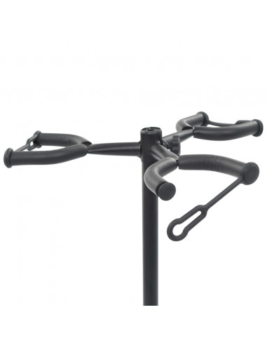 Rastrelliera per Chitarre in Acciaio Nero