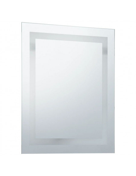 Specchio LED da Bagno con Sensore Tattile 50x60 cm
