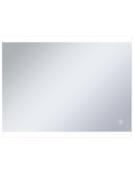 Specchio LED da Bagno con Sensore Tattile 80x60 cm
