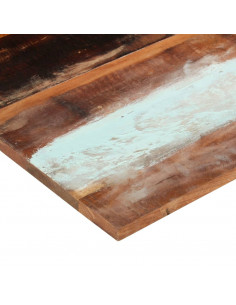 Piano Tavolo Quadrato 80x80 cm 25-27 mm in Legno di Recupero 2