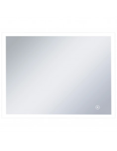 Specchio LED da Bagno con Sensore Tattile 80x60 cm 2