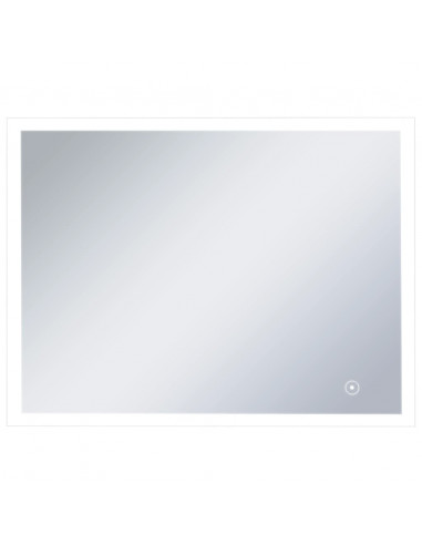 Specchio LED da Bagno con Sensore Tattile 80x60 cm