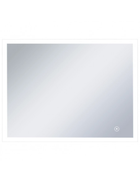 Specchio LED da Bagno con Sensore Tattile 80x60 cm