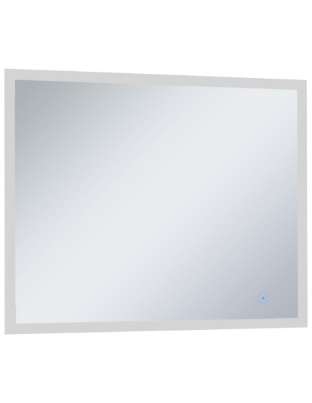 Specchio LED da Bagno con Sensore Tattile 80x60 cm