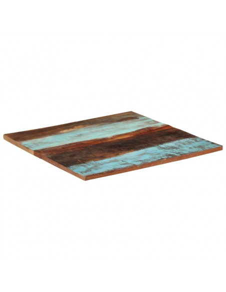 Piano Tavolo Quadrato 80x80 cm 25-27 mm in Legno di Recupero