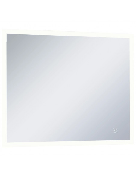 Specchio LED da Bagno con Sensore Tattile 80x60 cm