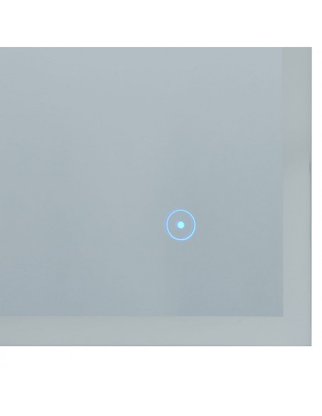 Specchio LED da Bagno con Sensore Tattile 80x60 cm