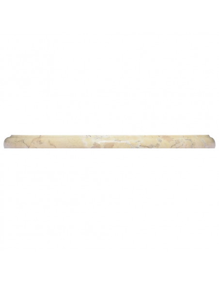 Piano per Tavolo Crema Ø40x2,5 cm in Marmo