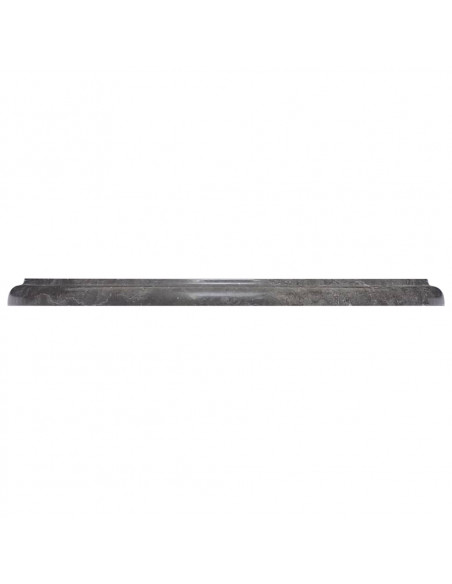 Piano per Tavolo Nero Ø40x2,5 cm in Marmo