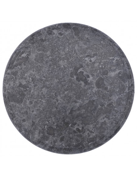 Piano per Tavolo Grigio Ø40x2,5 cm in Marmo