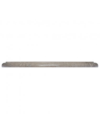 Piano per Tavolo Grigio Ø40x2,5 cm in Marmo