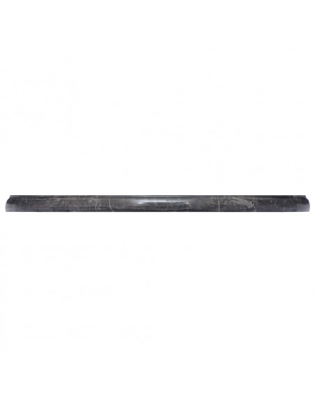 Piano per Tavolo Nero Ø50x2,5 cm in Marmo