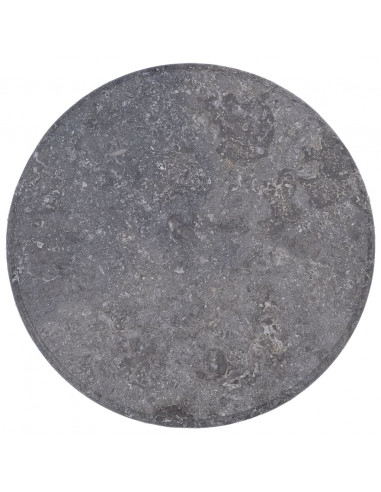 Piano per Tavolo Grigio Ø60x2,5 cm in Marmo