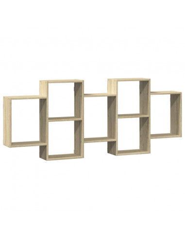 Scaffale a Parete Rovere Sonoma 159x18x65 cm in Truciolato