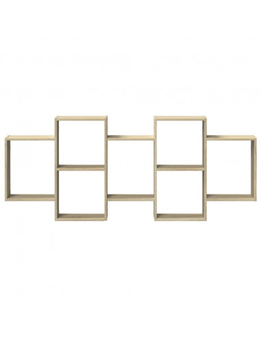 Scaffale a Parete Rovere Sonoma 159x18x65 cm in Truciolato