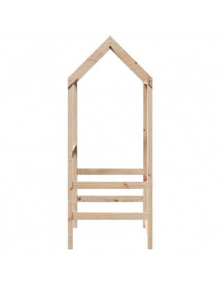 Tetto per Letto Bambini 118x70x176,5 cm Legno Massello di Pino