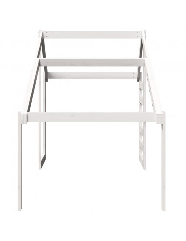 Tetto per Letto Bambini Bianco 198x87x113cm Legno Massello Pino