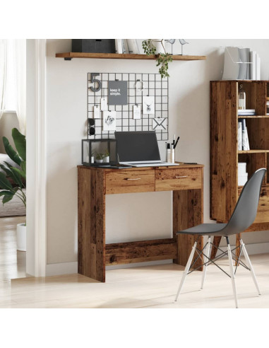 Scrivania Legno Antico 80x40x75 cm in Truciolato