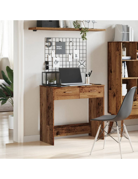 Scrivania Legno Antico 80x40x75 cm in Truciolato