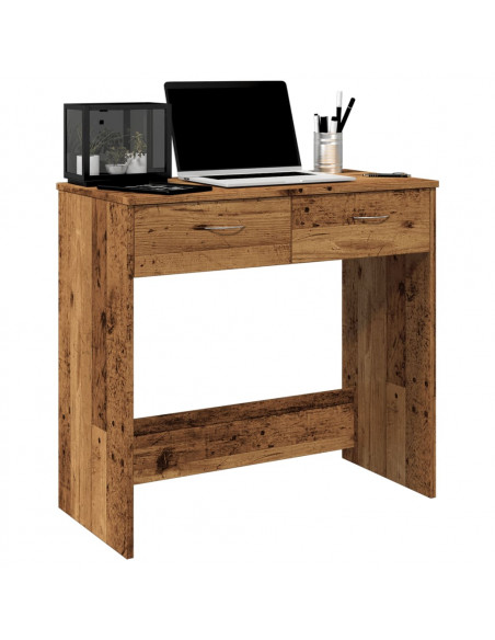 Scrivania Legno Antico 80x40x75 cm in Truciolato