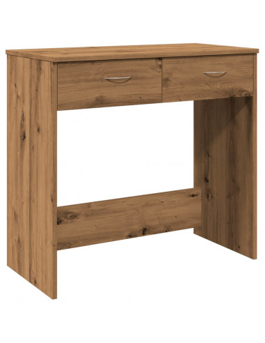 Scrivania Rovere Artigianale 80x40x75 cm in Legno Multistrato