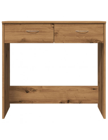 Scrivania Rovere Artigianale 80x40x75 cm in Legno Multistrato