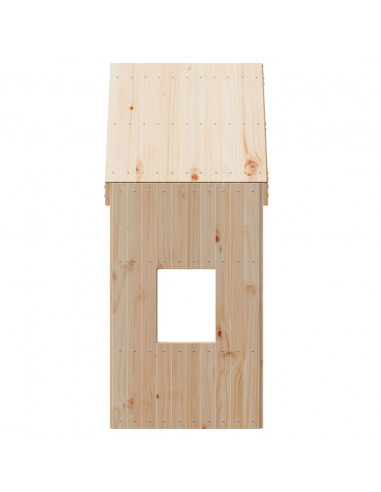 Tetto per Letto Bambini 60x99x139,5cm in Legno Massello di Pino