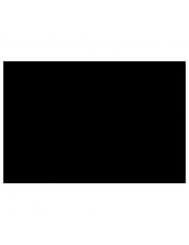 Pellicola Solare Galleggiante Piscina Rettangolare 6x4 m Nera