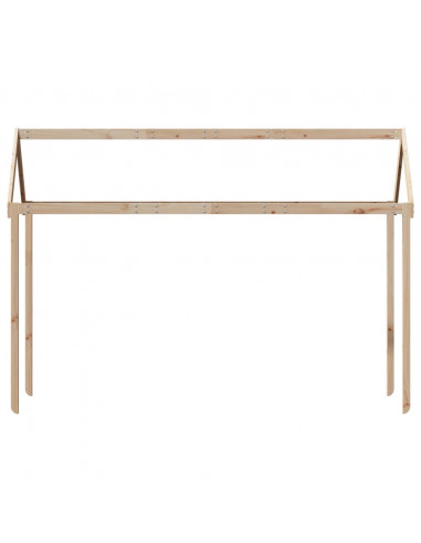 Tetto per Letto Bambini 207x80,5x151,5cm Legno Massello di Pino