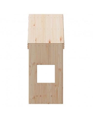 Tetto per Letto Bambini 55x99x139,5cm in Legno Massello di Pino