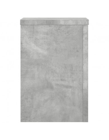 Supporti per Piante 2 pz Grigio 20x20x30 cm Legno Multistrato