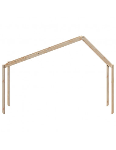 Tetto per Letto Bambini 213x85,5x144,5cm Legno Massello di Pino